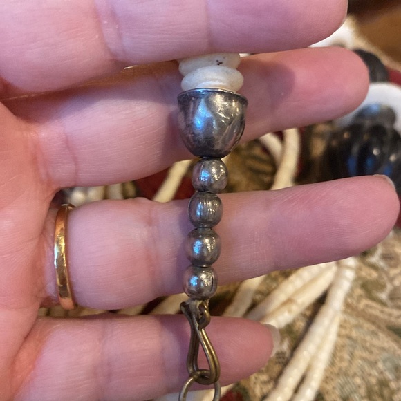 Bone Necklace African Jewelry Ethnic Bohemian Tribal Natural Stone Statement(DD) - Picture 4 of 10